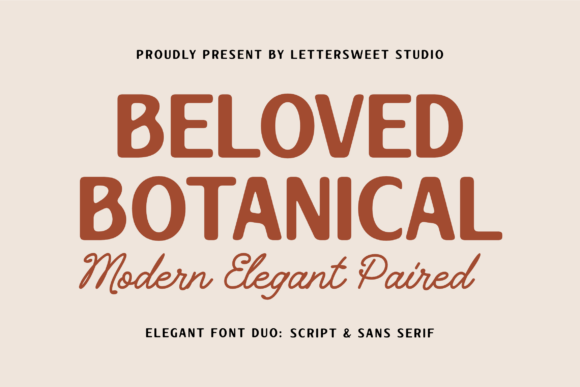 Beloved Botanical: The Font Duo for Elegant Design