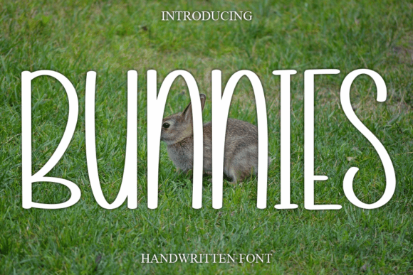 Bunnies: A Sweet Handwritten Font for Joyful Designs