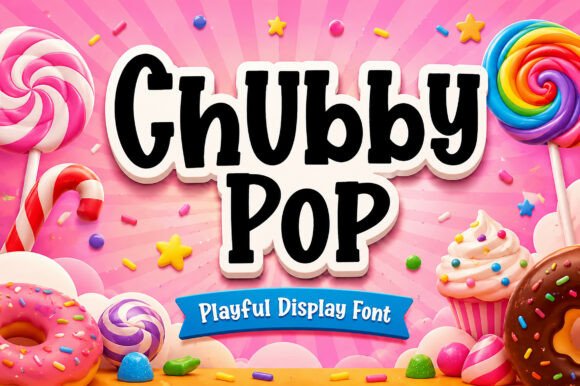 Chubby Pop: A Display Font Bursting with Joyful Energy