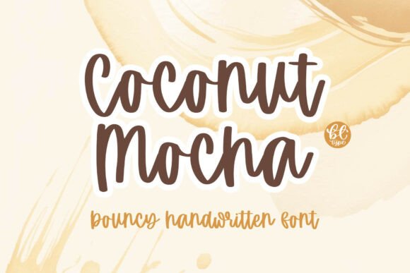 Coconut Mocha: Your Go-To Bouncy Handwritten Font
