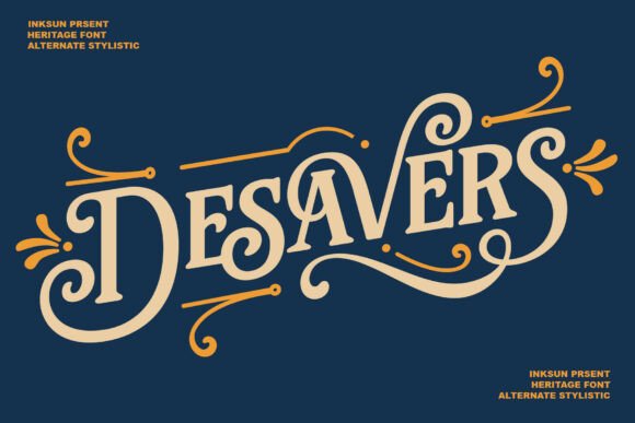 Desavers: A Heritage-Inspired Serif for Modern Brands
