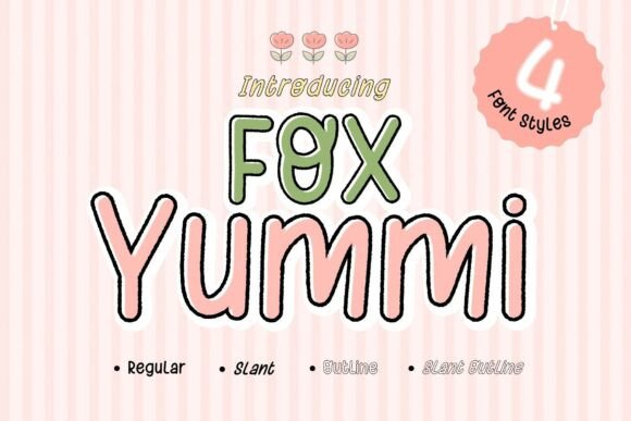 Fox Yummi: The Sweet, Handmade Font for Cozy Creations