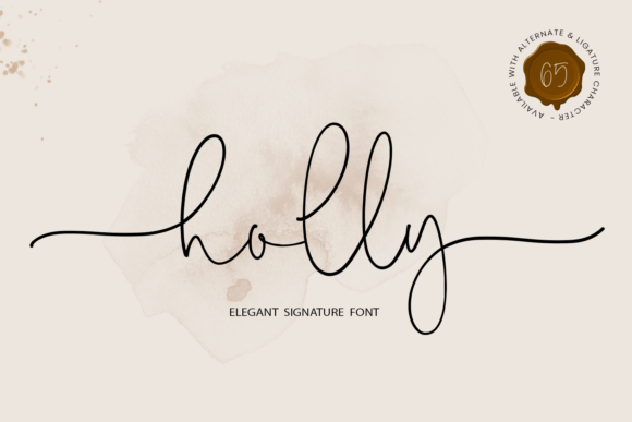 Holly: The Script Handwritten Font for Festive Elegance