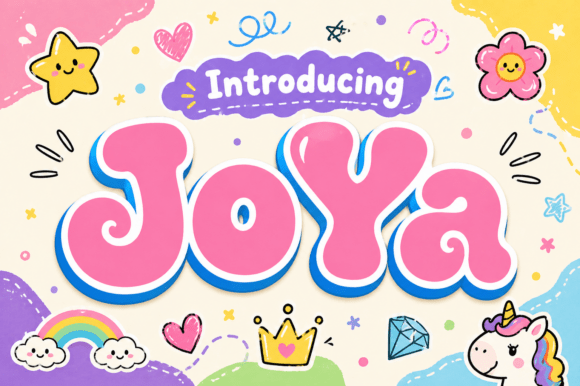 Joya: The Vibrant Retro Font for Bold Modern Design