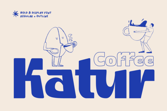 Katur Coffee: A Bold Typeface for Modern Coffee Branding