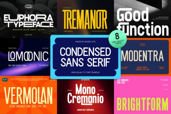 Maximize Space and Style with a Condensed Sans Serif Bundle