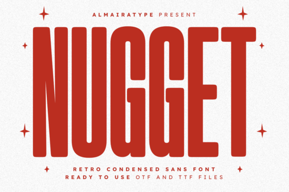 Nugget: A Retro Sans Font for Modern Designers