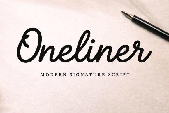Oneliner: Your Go-To Font for Authentic, Modern Branding