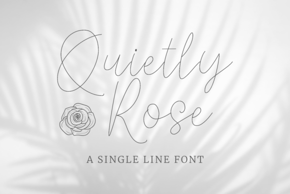 Quietly Rose: The Handwritten Font for Elevated Design