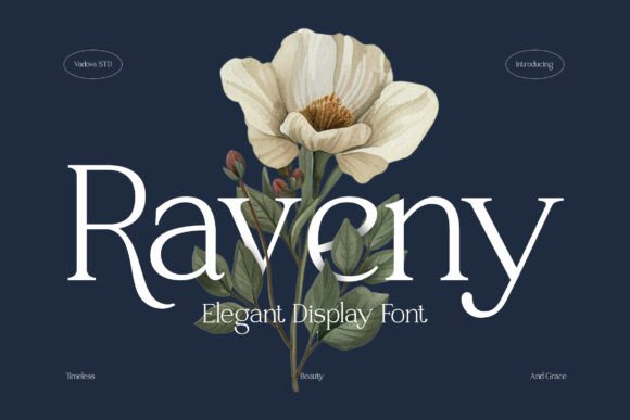 Raveny: A Serif Font for Timeless, Refined Branding