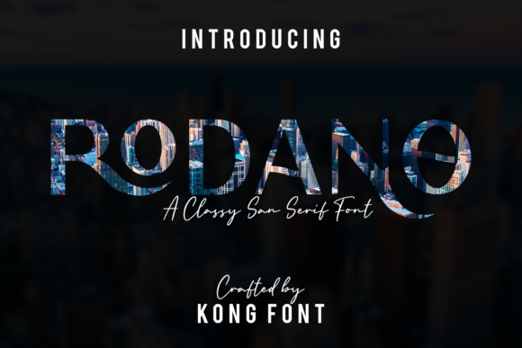 Rodano: The Playful Sans Serif for Modern Designers