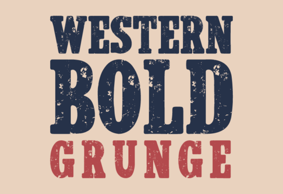 Western Bold Grunge: A Retro-Modern Font for Bold Brands